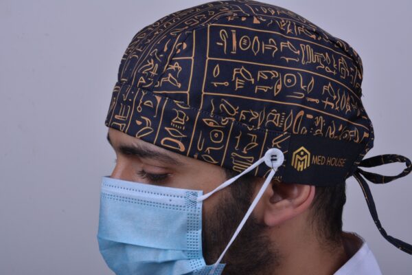 Medhouse The Pharaoh Surgical Cap - Front View