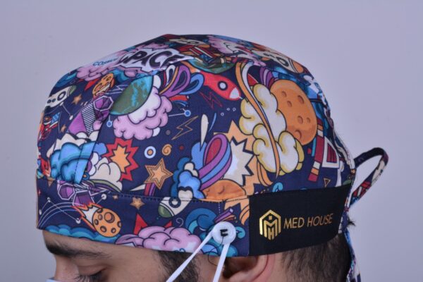 UFO's Surgical Cap by Medhouse - Front View